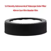 40mm Telescope Solar Film for Celestron 80EQ 80DX Sun Filter for Film 5. Density