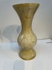 Large Unique Hand Blown Glass Vase