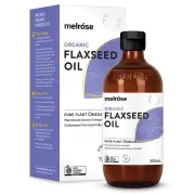 Melrose Organic Flaxseed Oil 500ml *Ref