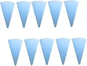 Alipis DIY Baking Essential 10pcs 12 Icing Piping Bags Sky Smooth Squeeze Interior Versatile for Cakes Cookies