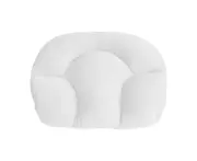 Sleeping Pillow Ergonomic Design Memory Foam Head Support Massage Cushion Pillow Health Supplies for Home - White