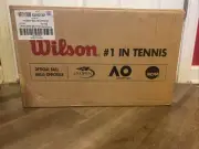 WILSON RF ROGER FEDERER SEALED CASE LEGACY TENNIS BALLS 18 CANS 72 BALLS