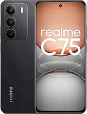 [realme] C75 Smartphone 8+128 GB, IP69 Dust & Water Resistance, 5828 mAh Solid Battery, 50MP AI Camera, 6.72 Inch Display with 90Hz Refresh Rate, MediaTek Helio G92 Max Chipset, Storm Black (No Adapter)
