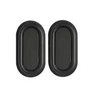 1 Pair Bass Speaker Plate Passive Radiator Auxiliary Bass Rubber Vibration Plate 78x42mm