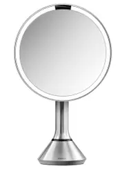 Simplehuman Sensor Mirror Round - Brushed Steel One Size
