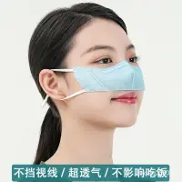 在飛比找蝦皮購物優惠-【台灣熱賣】2024款鼻子防護3d立體口罩一次性鼻罩鼻子保暖