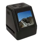 Digital Film&Slide Scanner, Converts 135, 110, 126KPK and Super 8mm Film/Slides/Negatives to 12MP JP Black