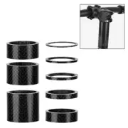 3K Carbon Fiber Bicycle Fork Washer Set for 28 6mm Tube Height Increase