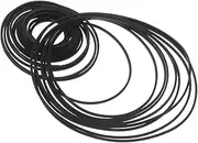 OFFSCH Cassette Maintenance Belts 90pcs Cassette Recorder Belts for Tape Machines
