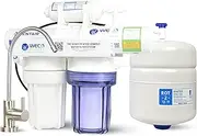 WECO TINY-36 Reverse Osmosis Water Filter System - Compact 4-Stage RO Filtration with TFC Membrane and Lead-Free Faucet - Includes Water Tank