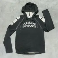 在飛比找蝦皮購物優惠-老麥嚴選ARMANI Exchange 針織線衫連帽T恤/上