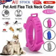 Adjustable Pet Anti Flea Tick Neck Collar for Dogs Cats Kitten 8 Months Protect