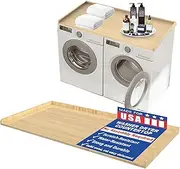 No Assembly Required Washer Dryer Countertop, 27.5"x54" Multi Layer Solid Wood Washer and Dryer Countertop, Laundry Countertop, Laundry Room Wood Topper, Washer and Dryer Covers for The Top, Wood