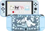 Kuitmor Cute Protective Case for Switch OLED, Dockable Clear Hard Protective Shell, Switch OLED Cover with Anti-Scratch and Anti-Abrasion Design- Balloon Shop