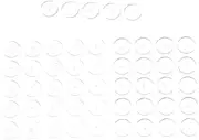[ERINGOGO] Silicone Earring Back Discs Earring Supporter Stabilizers for Making Pierced Backs