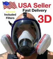 Full Face Mask , Respirator Face Mask, Painting Spraying Face Mask, Welding Mask