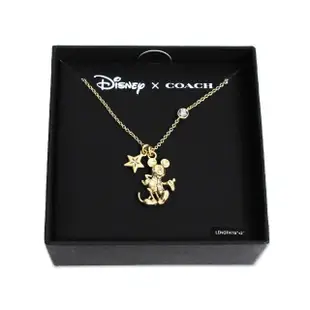 【COACH】DISNEY 聯名 迪士尼米奇綴飾項鍊 金色(CO250 GD/MC)