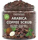 BEST Coffee Body Scrub w Organic Shea Coconut Exfoliate Cellulite Stretch Mark