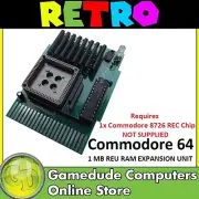 Commodore 64 1 MB REU RAM EXPANSION UNIT - 1MB 1750/1764 CLONE [03]