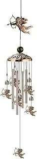 Wind Chimes Witches Bells FengShui Lucky Bell,Gift Metal Cute Multi Tubes Outside Wind Bell Garden,Backyard Patio Porch Indoor Home Decoration Memorial Gift Chime Exquisite
