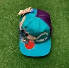 Vintage 90s Charlotte Hornets Big Logo VTG SnapBack Hat Adult NWT Rare NBA Twins