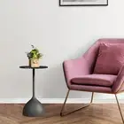 Small Round Side Table Tea Table Plant Stand Cute Multifunction Coffee Table for