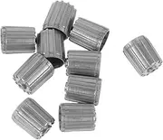 Gogogmee 10Pcs Leakproof Plastic Tire Valve Stem Caps with Sealing Rings for Cars Bikes Motorcycles Trucks Durable Air Caps for Tires Prevents Air Leakage