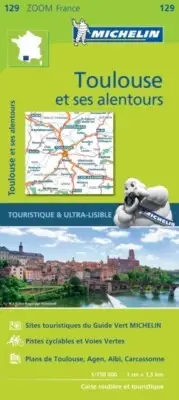 MAP 0129 TOULOUSE SURROUNDING AREAS (Paperback) (9782067208810)