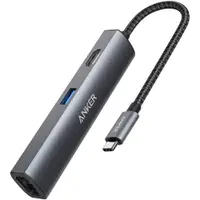 在飛比找蝦皮商城優惠-Anker A8338 5合1 USB-C Hub 乙太網路