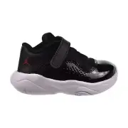 Jordan 11 CMFT Low Bred (TD) Toddler Shoes Black-White-Gym Red CZ0906-005