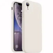 MCC iPhone XR Soft Liquid Silicone Shockproof Case Cover Apple iPhoneXR [White]