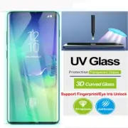 Samsung Galaxy S23 S22 S21 Note20 10 S9 9 8+ UV Tempered Glass Screen Protector