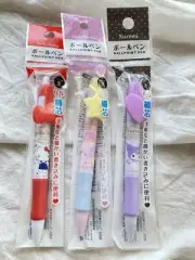 Daiso Sanrio Hello Kitty & Kuromi & Kikirara Labo Ballpoint Pen Set of 3