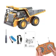 Remote Control Dump Truck RC Construction Vehicles with Lights and Sounds Truck Toy