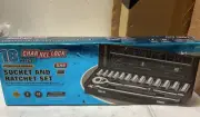 Channel Lock 16pc Socket And Ratchet Set 1/2” Drive 32161