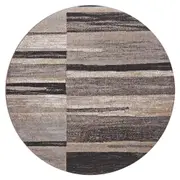 Boston Smart Budget Round Rug - 7866 Brown
