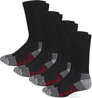 [Wrangler] mens Steel Toe Boot Work Crew Cotton Cushion Socks
