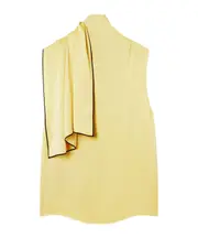 Stella McCartney Tie Neck Top IT38 chamomile