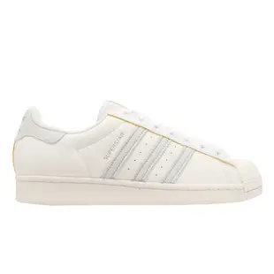 adidas 休閒鞋 Superstar Vegan Icons 男鞋 女鞋 奶油白 淺灰 皮革 麂皮 愛迪達 GY4656 28cm WHITE/GREY