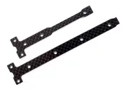 Team Associated RC10 B74.1 4WD Buggy Carbon Fiber Chassis Brace Support 2.0mm