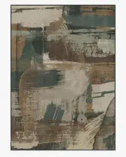 305' x 425' | Machine Washable Runner Rug | Kid & Pet Friendly | Indoor Rug | Dresden Shadow Multicolour Flatwoven Rug by Architectural Digest | Ruggable