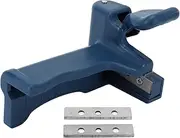 Woodworking Edge Trimmer, High Carbon Steel Blades Edge Banding Machine Trimming Device Woodworker Manual End Cutter for Wood, Plastic, PVC, Plywood
