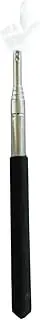 Folpus Retractable Teacher Finger Sticks Mini Hand Teaching Pointers Easy to Use Classroom Supplies for Presentation Tool Whiteboard, Black and White