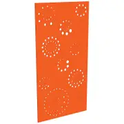 ProtectorAl 300-1200w x 1201-2400h Orange/Gloss White Fireworks Unframed Composite Deco Panel
