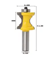 1/2 inch Shank Crown Molding Router Bit Blades Set Milling Cutter Tool