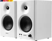 MR4 Powered Studio Monitor Speakers, 4" Active Near-Field Monitor Speaker - Whit