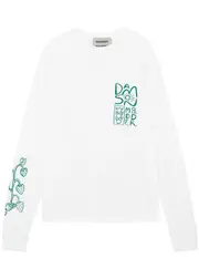 Damson Madder Logo-print Cotton top - White - 12 (UK12 / M) 12 (UK12 / M)