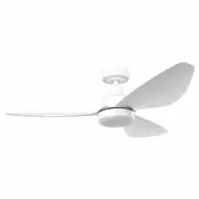 Eglo Torquay 48" DC ABS 3 Blade Ceiling Fan with 20W LED Light & Remote-Matt White
