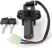 Ignition Barrel Key Switch for X4 CB1300 CB 1300 1997 1998 1999 2000 Motorcycle Fuel Gas Cap Ignition Switch Seat Lock with Key Kit Motor Ignition Key Switches(Lock)