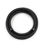 Mishimoto MMSBH-04180-CB -4AN Braided Line, Black Nylon - 15ft